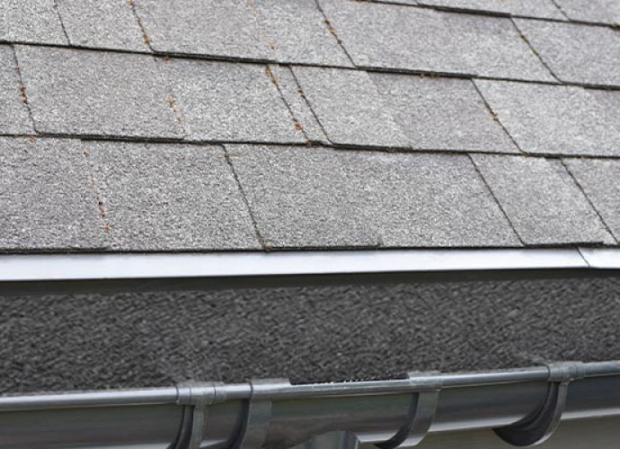 Foam rain gutter guards