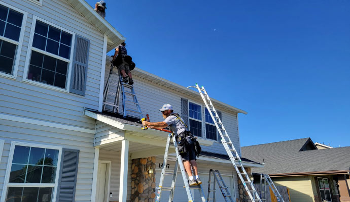 Professional gutter installation