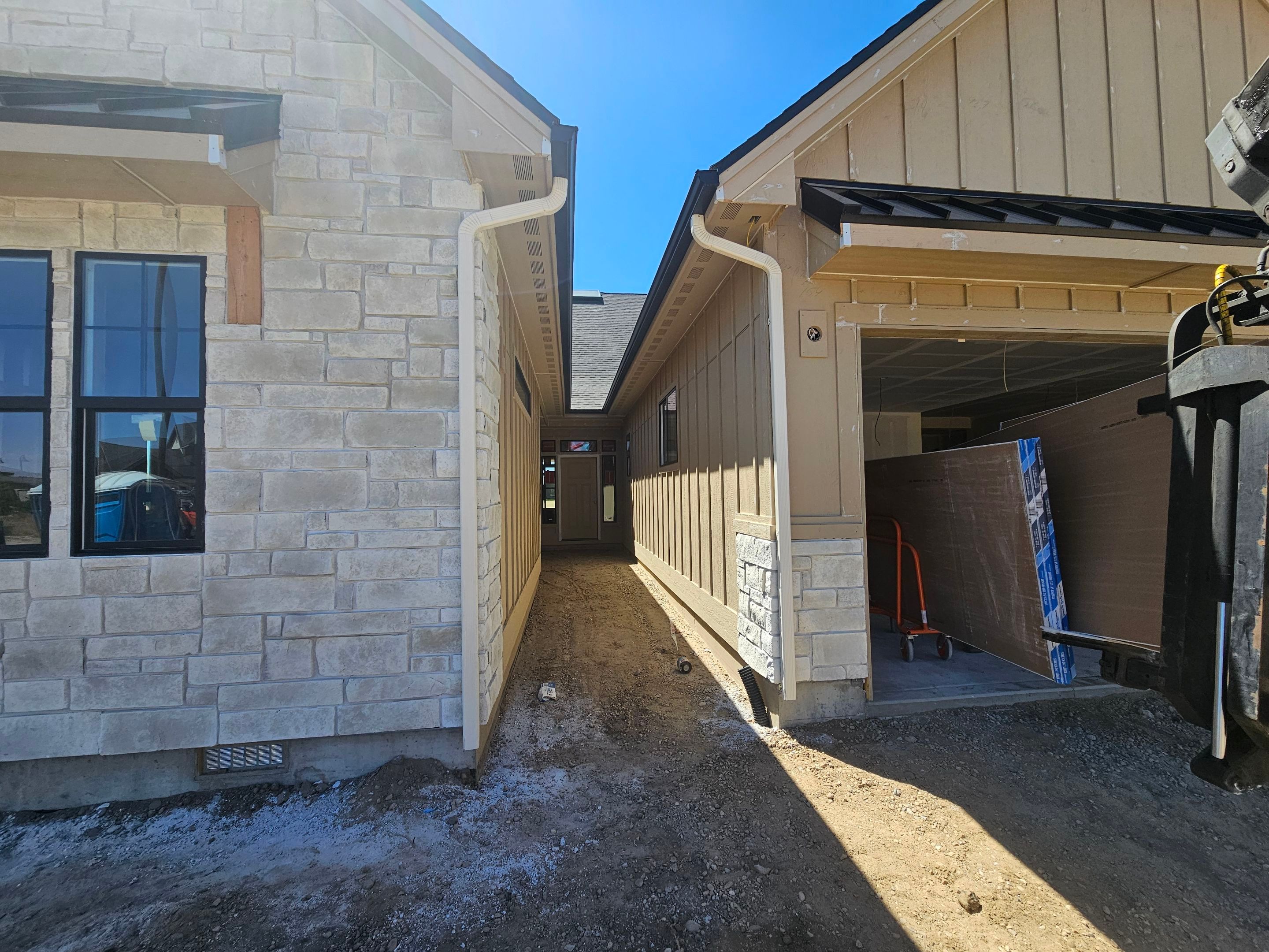 Color Matched downspout