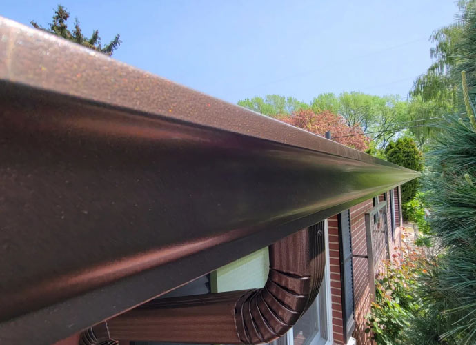 Copper gutters